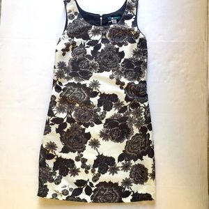 Pim & Larkin Black And White Floral Dress Size M